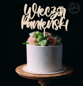 TOPPER WIECZÓR PANIEŃSKI CZCIONKA 1